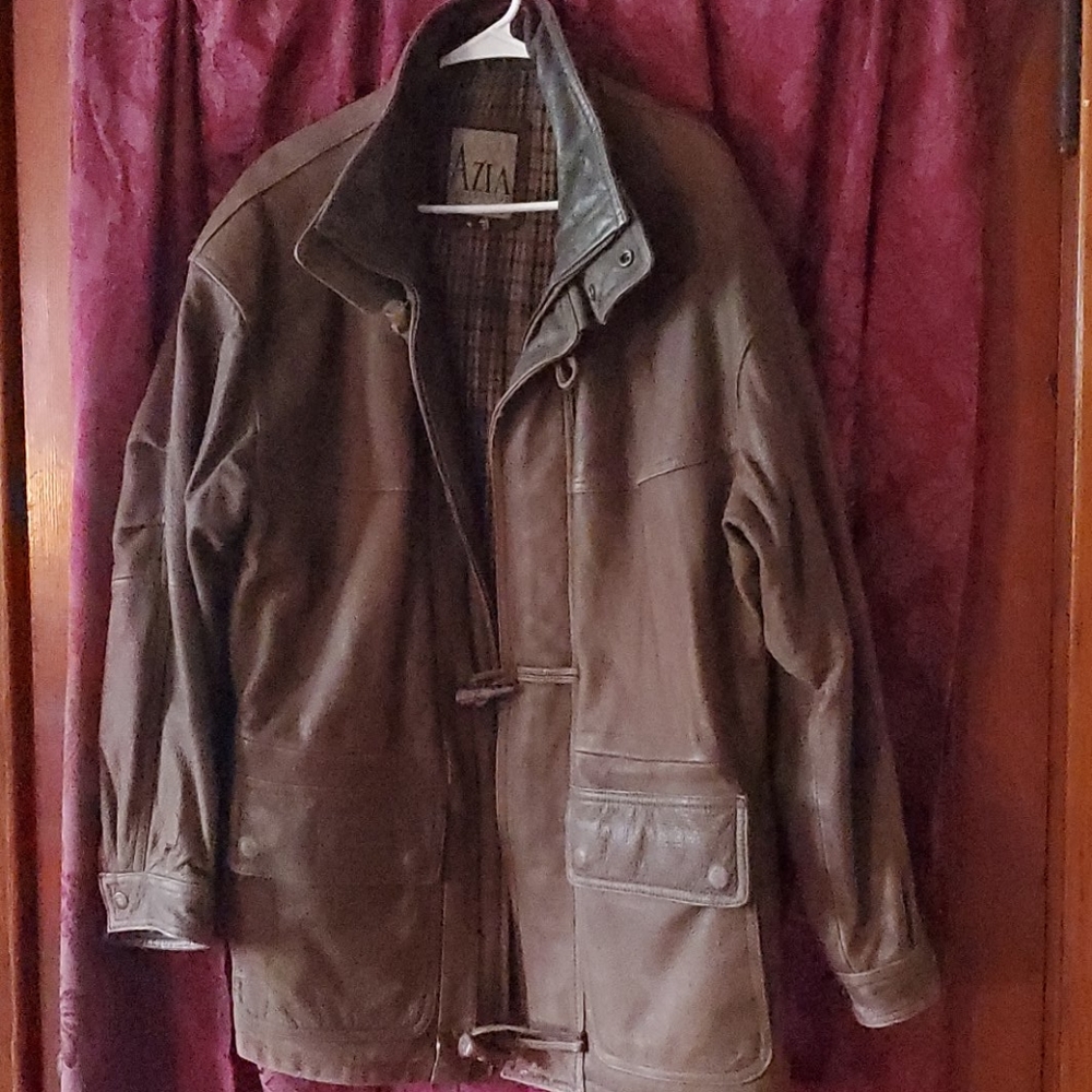 Mens Brown Leather Jacket